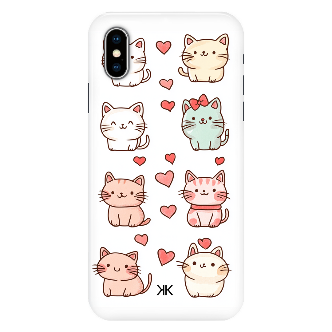 Cute Kitty Cat phone case for iPhone X