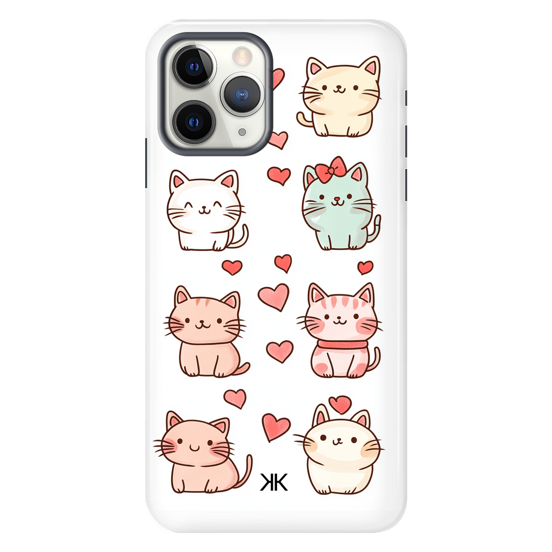Cute Kitty Cat Phone Case - Tough Case - iphone-11-pro
