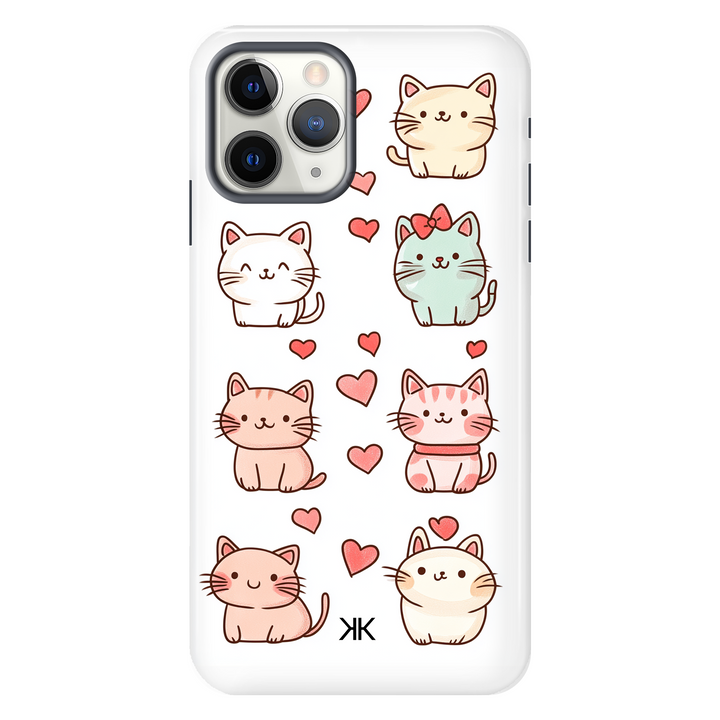 Cute Kitty Cat Phone Case - Tough Case - iphone-11-pro