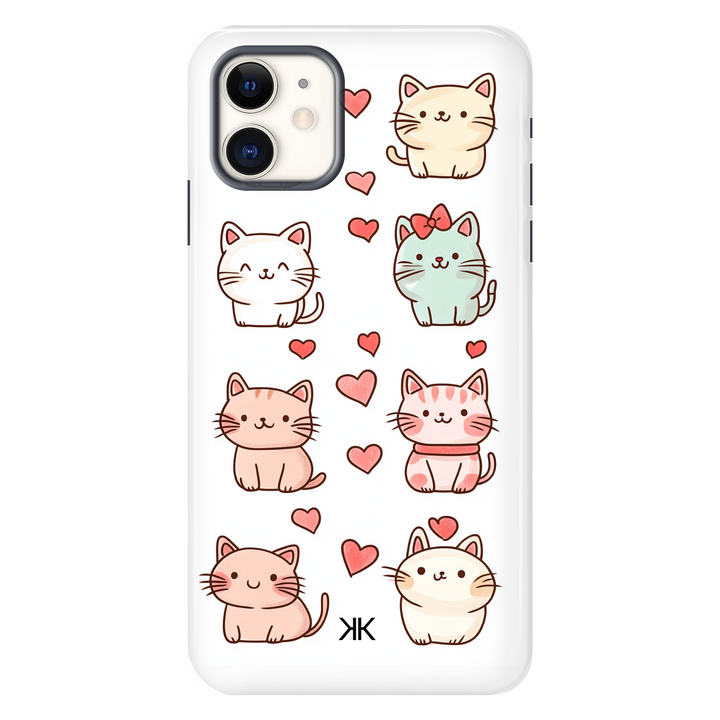 Cute Kitty Cat Phone Case - Tough Case - iphone-11