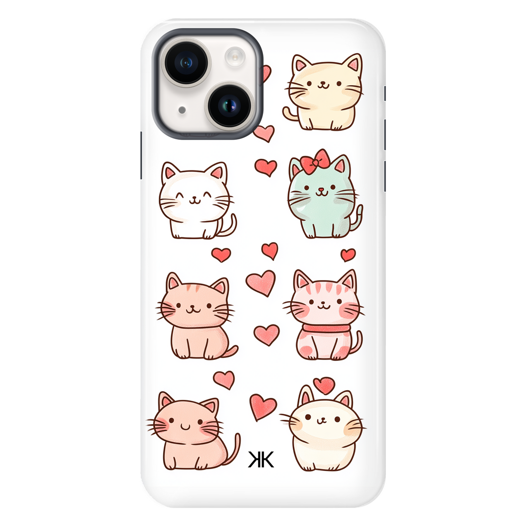 Cute Kitty Cat Phone Case - Tough Case - iphone-14