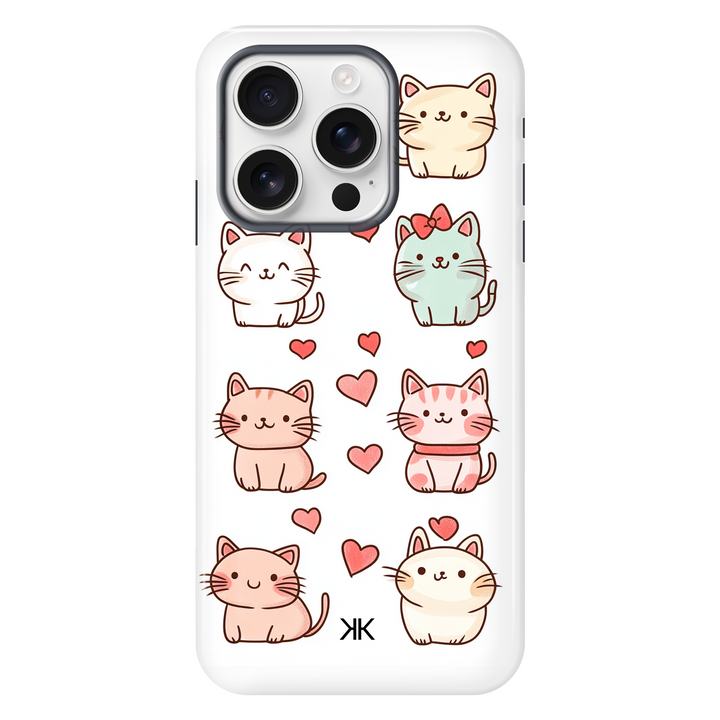 Cute Kitty Cat Phone Case - Tough Case - iphone-16-pro