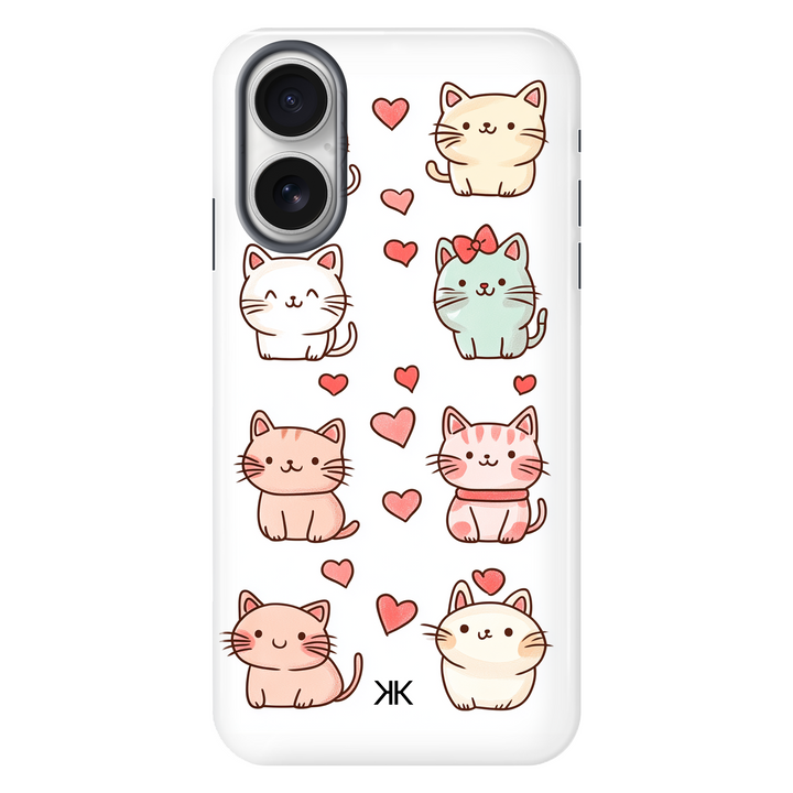 Cute Kitty Cat Phone Case - Tough Case - iphone-16