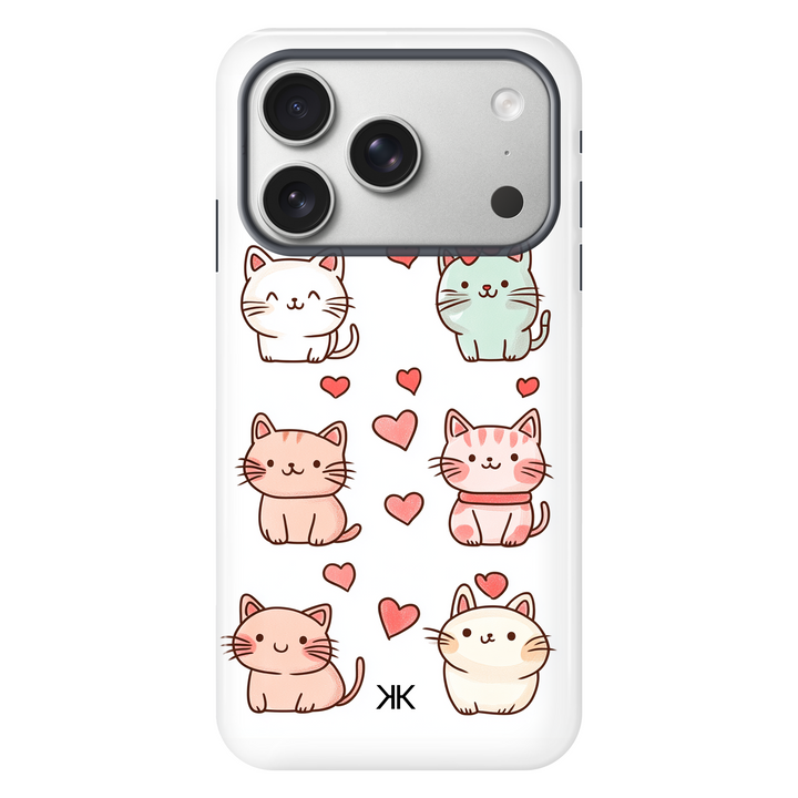 Cute Kitty Cat Phone Case - Tough Case - iphone-17-pro
