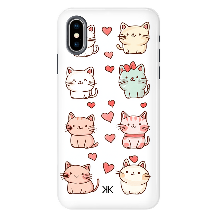 Cute Kitty Cat Phone Case - Tough Case - iphone-x