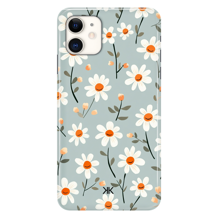 Daisies on Blue phone case for iPhone 11