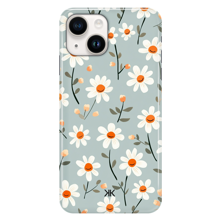 Daisies on Blue phone case for iPhone 14