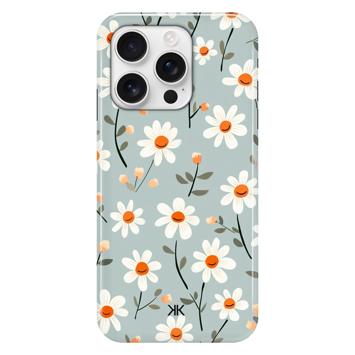 Daisies on Blue phone case for iPhone 16 Pro