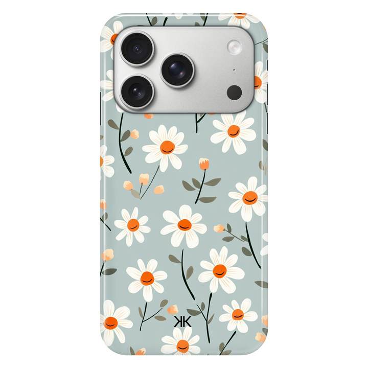 Daisies on Blue phone case for iPhone 17 Pro