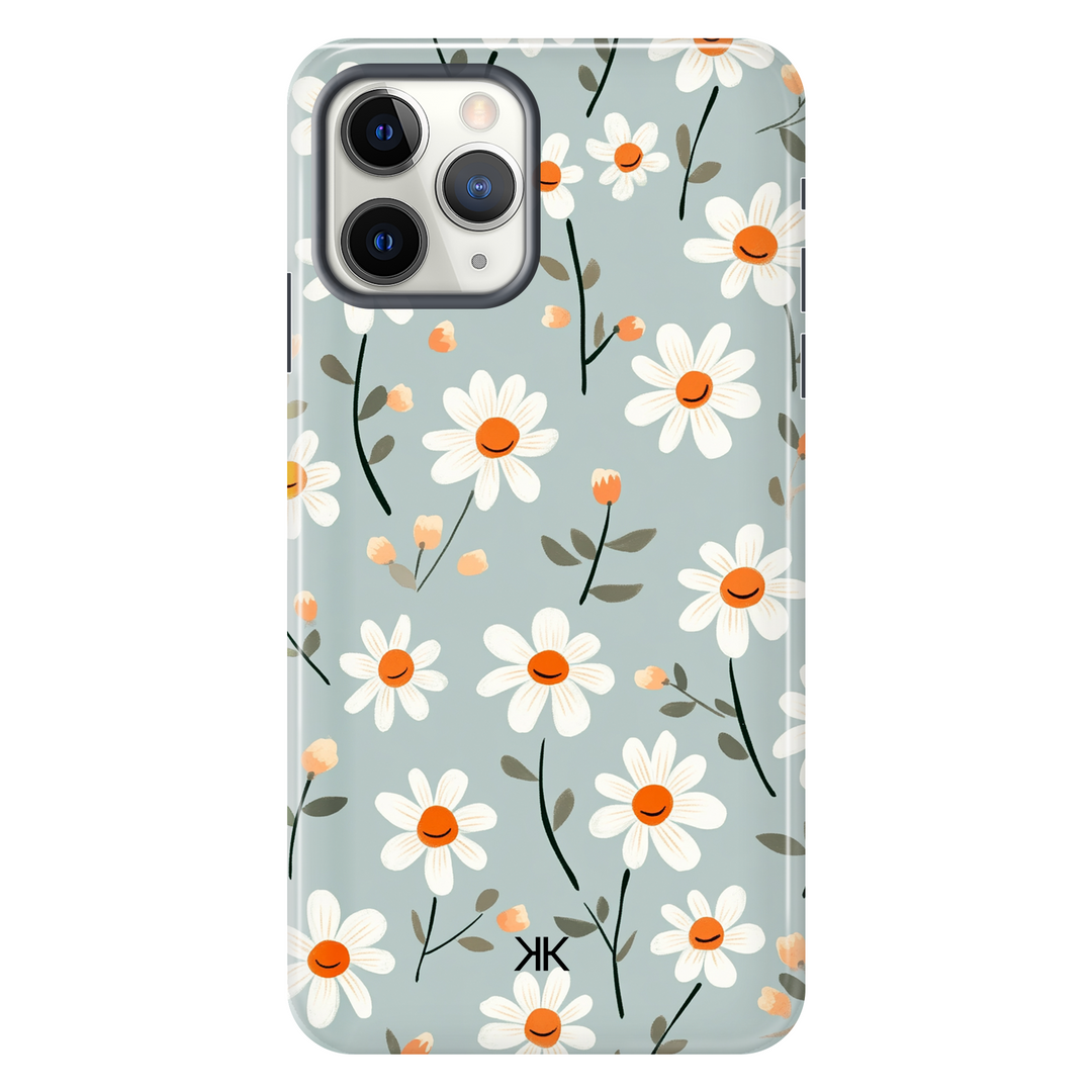 Daisies on Blue Phone Case - Tough Case - iphone-11-pro
