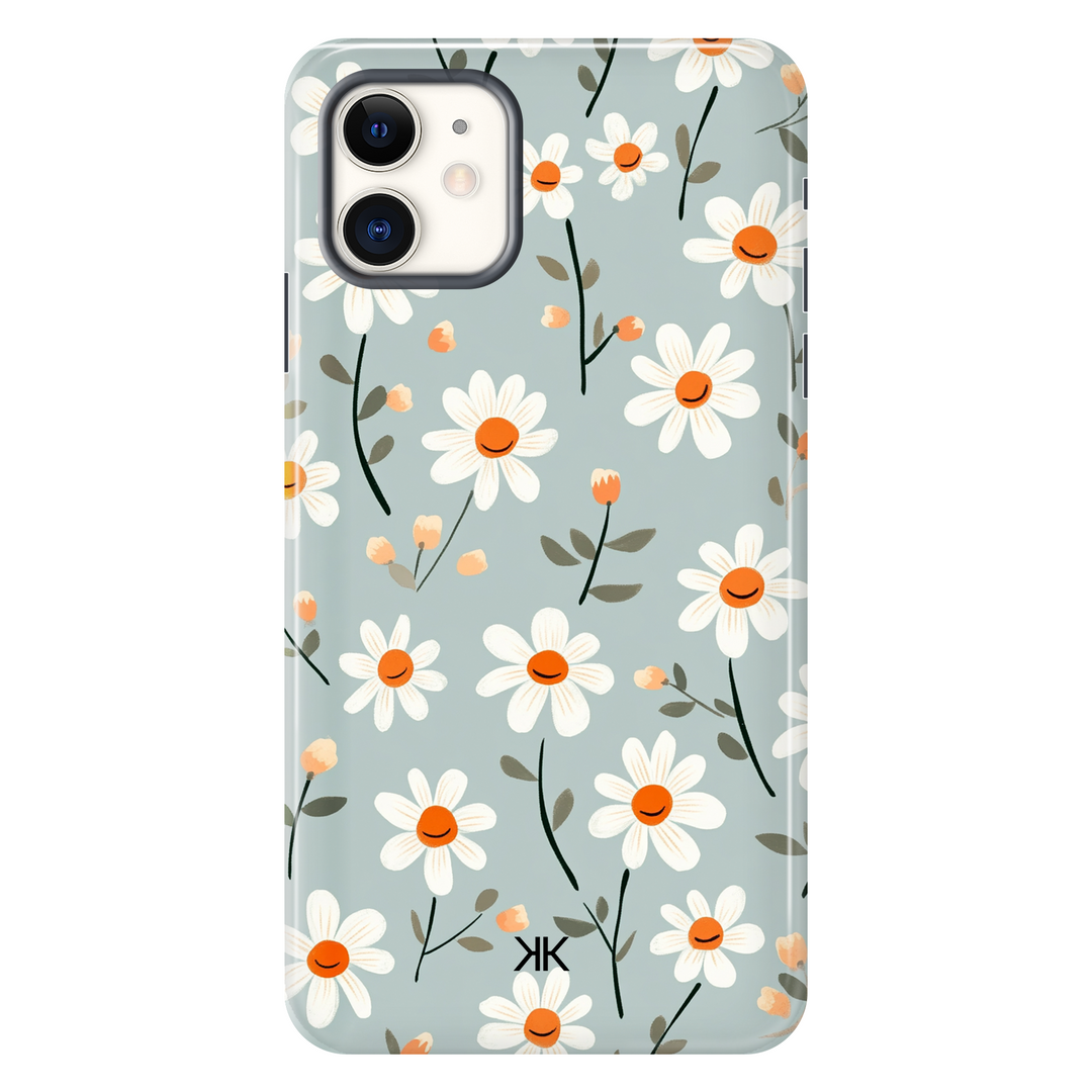 Daisies on Blue Phone Case - Tough Case - iphone-11