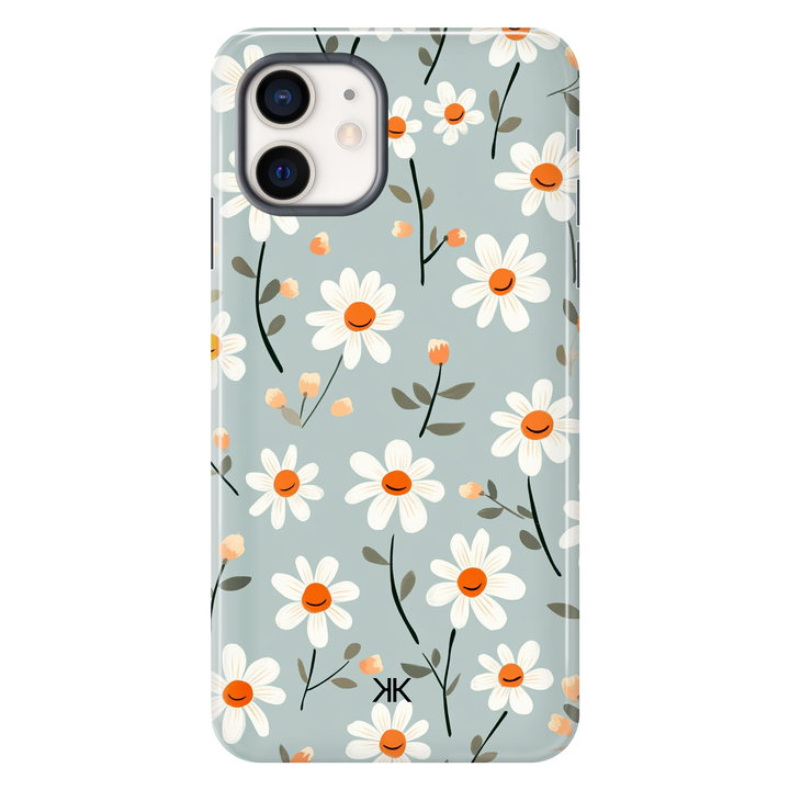 Daisies on Blue Phone Case - Tough Case - iphone-12