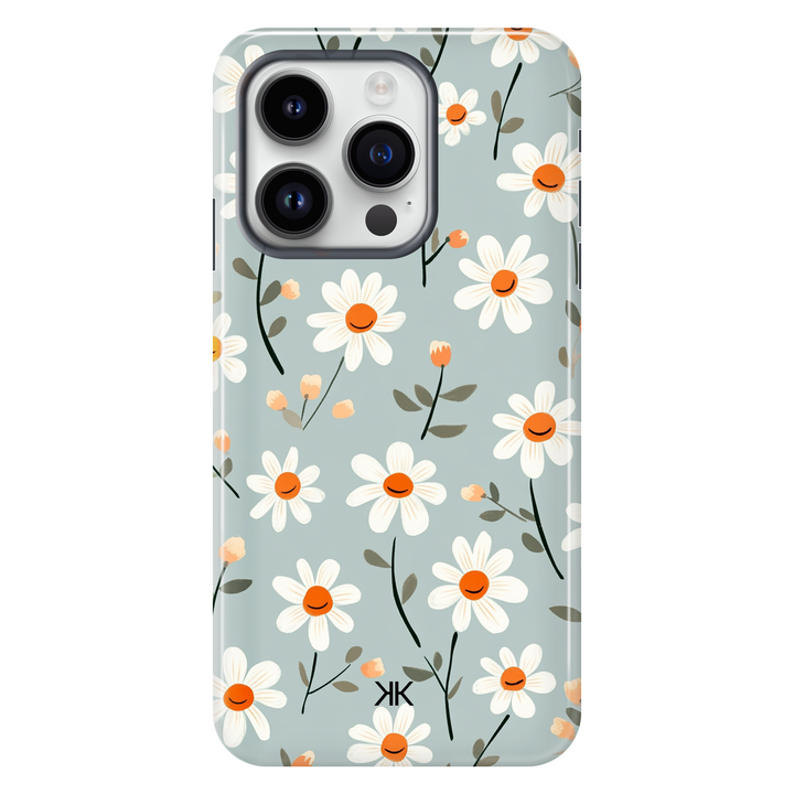Daisies on Blue Phone Case - Tough Case - iphone-14-pro