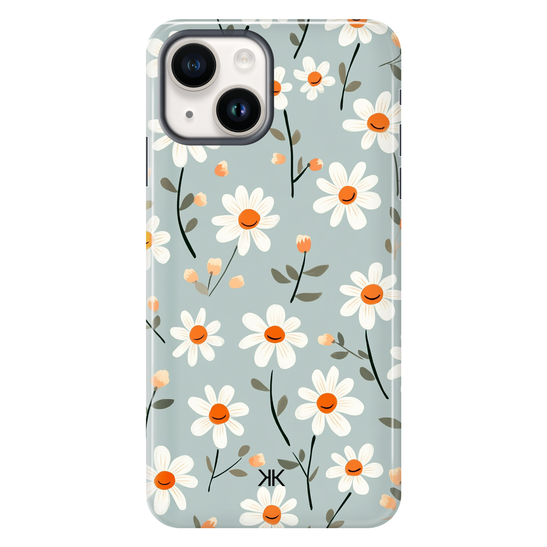 Daisies on Blue Phone Case - Tough Case - iphone-14