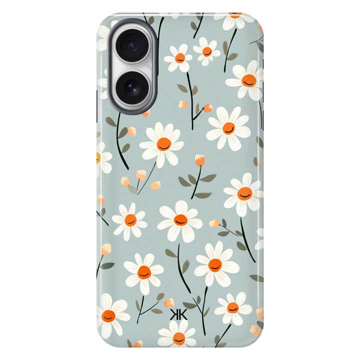 Daisies on Blue Phone Case - Tough Case - iphone-16