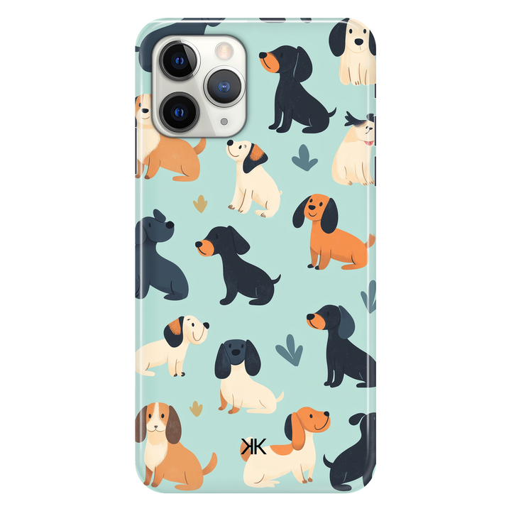 Blue Dogs phone case for iPhone 11 Pro