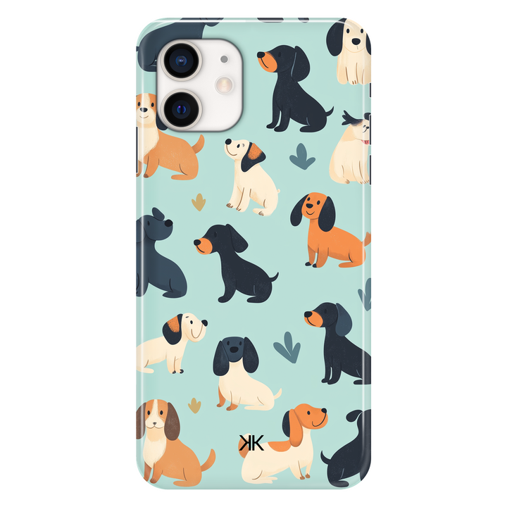 Blue Dogs phone case for iPhone 12
