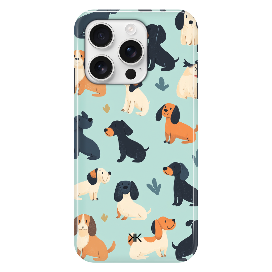 Blue Dogs phone case for iPhone 16 Pro