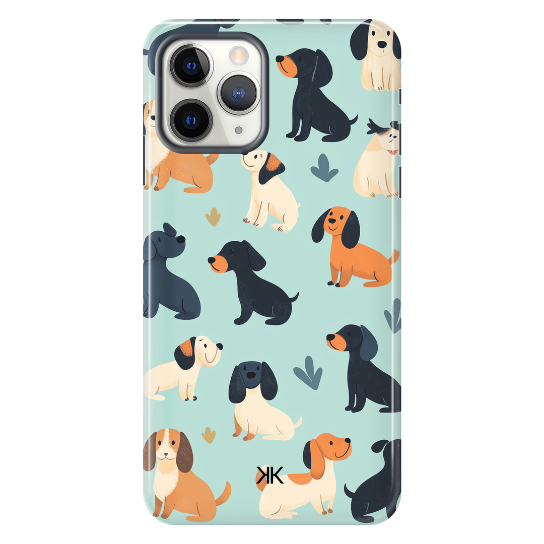Blue Dogs Phone Case - Tough Case - iphone-11-pro