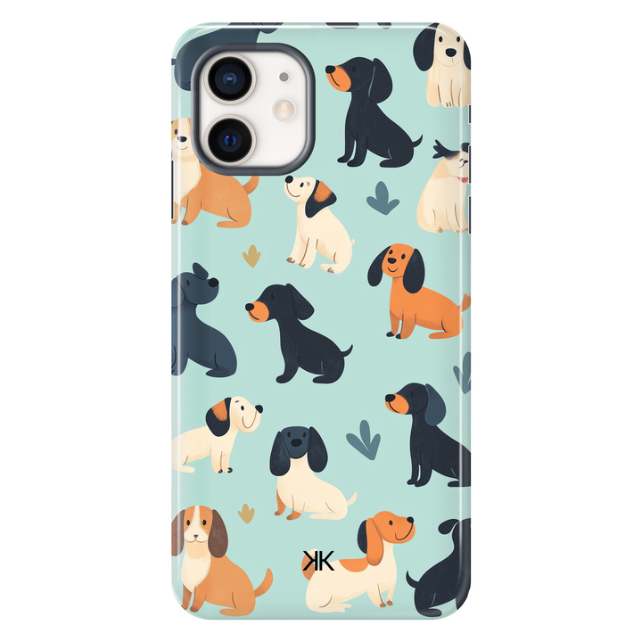 Blue Dogs Phone Case - Tough Case - iphone-12
