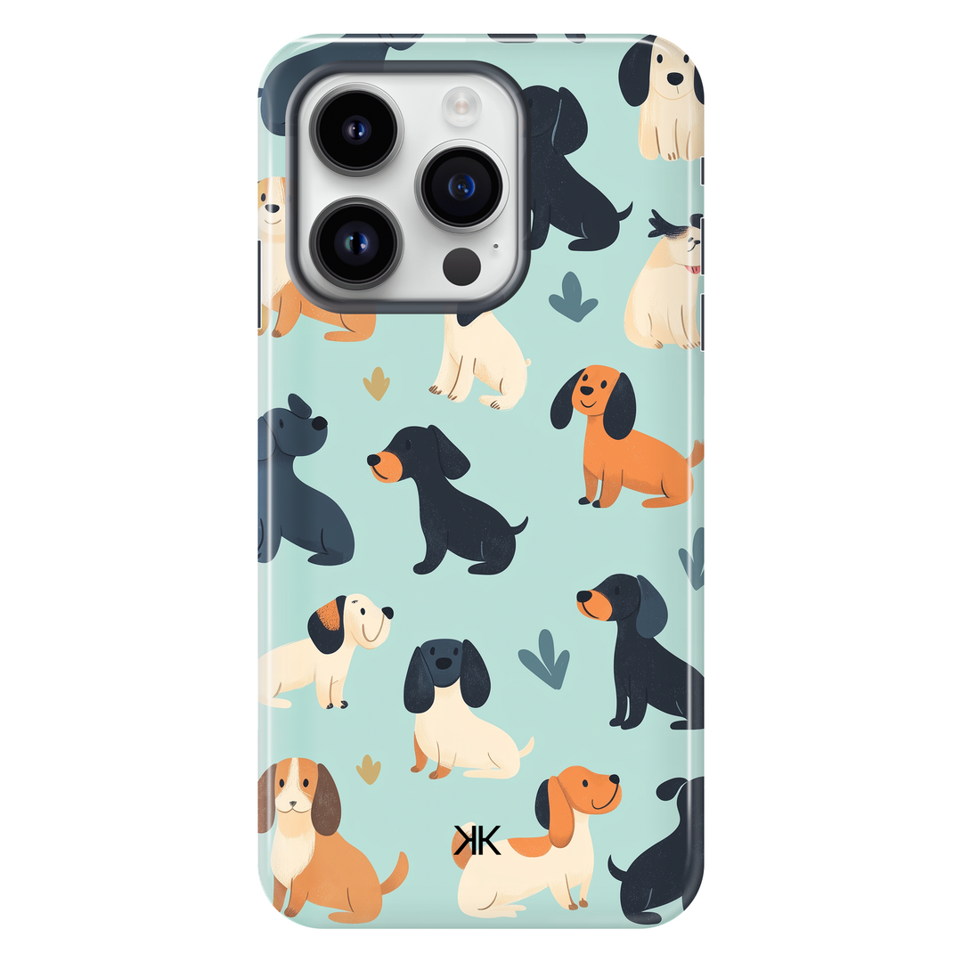 Blue Dogs Phone Case - Tough Case - iphone-14-pro