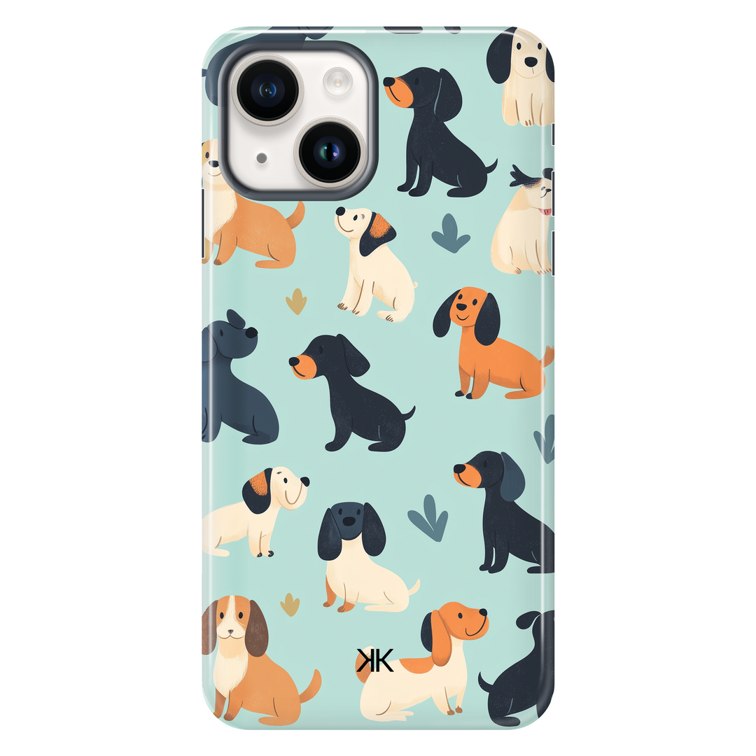 Blue Dogs Phone Case - Tough Case - iphone-14
