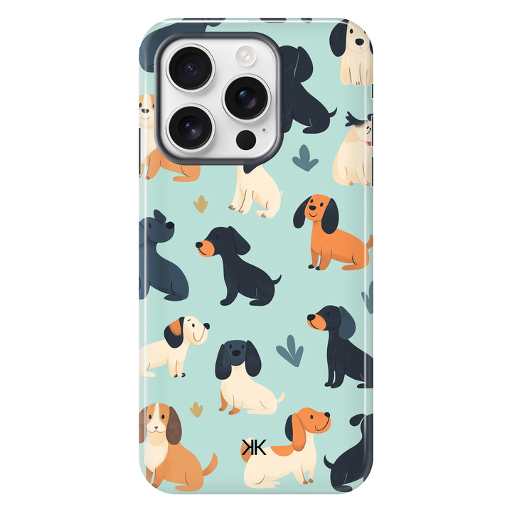 Blue Dogs Phone Case - Tough Case - iphone-16-pro