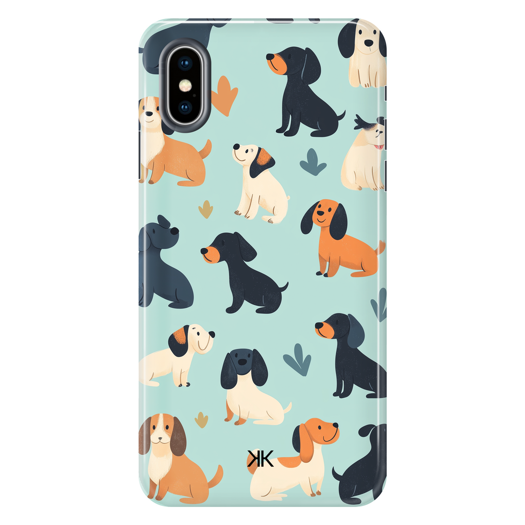 Blue Dogs Phone Case - Tough Case - iphone-x