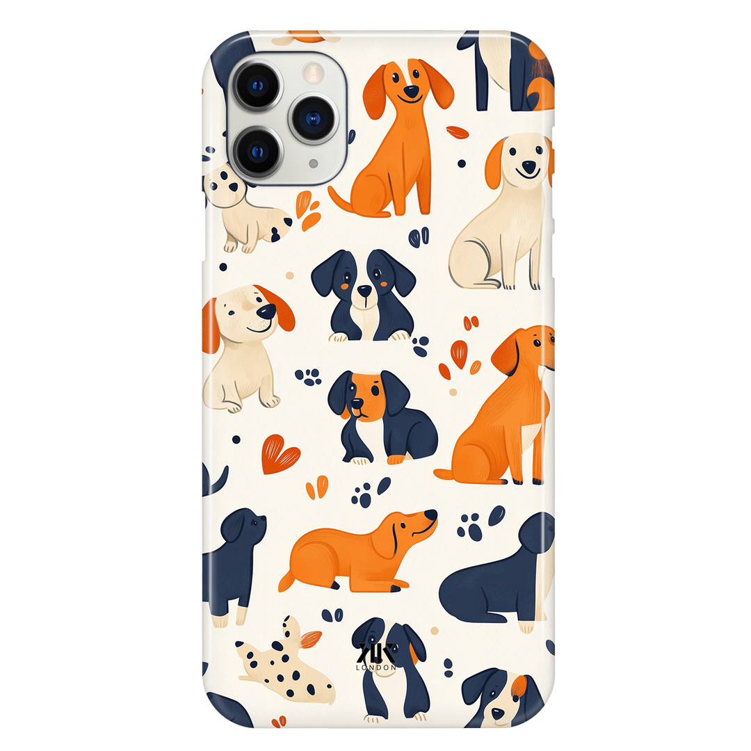 White Dogs Phone Case