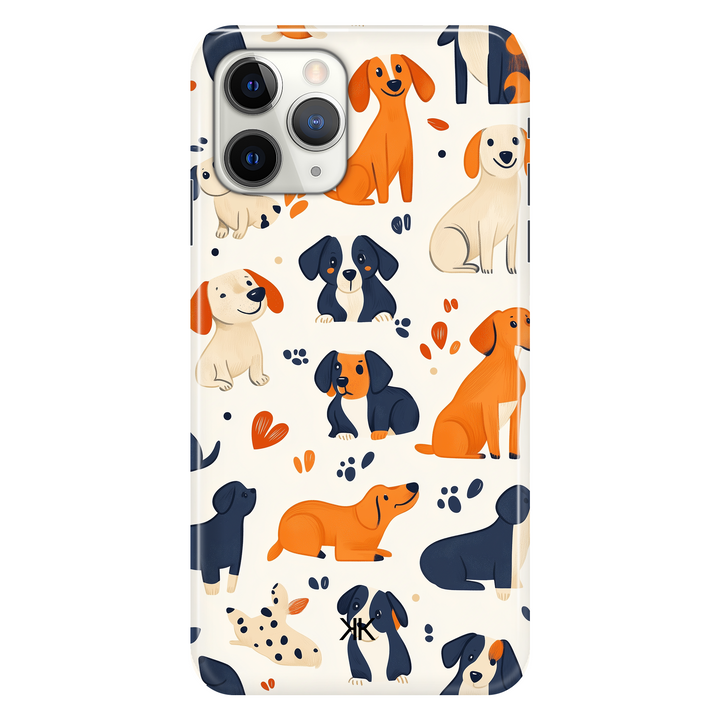 White Dogs phone case for iPhone 11 Pro