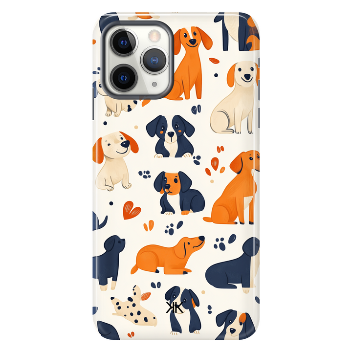 White Dogs Phone Case - Tough Case - iphone-11-pro