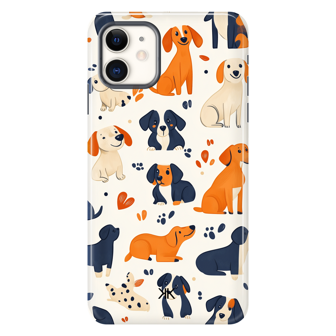 White Dogs Phone Case - Tough Case - iphone-11