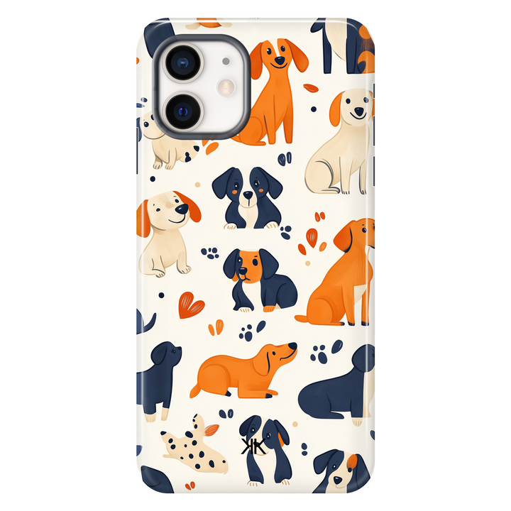 White Dogs Phone Case - Tough Case - iphone-12