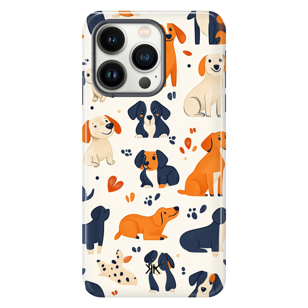 White Dogs Phone Case - Tough Case - iphone-13-pro