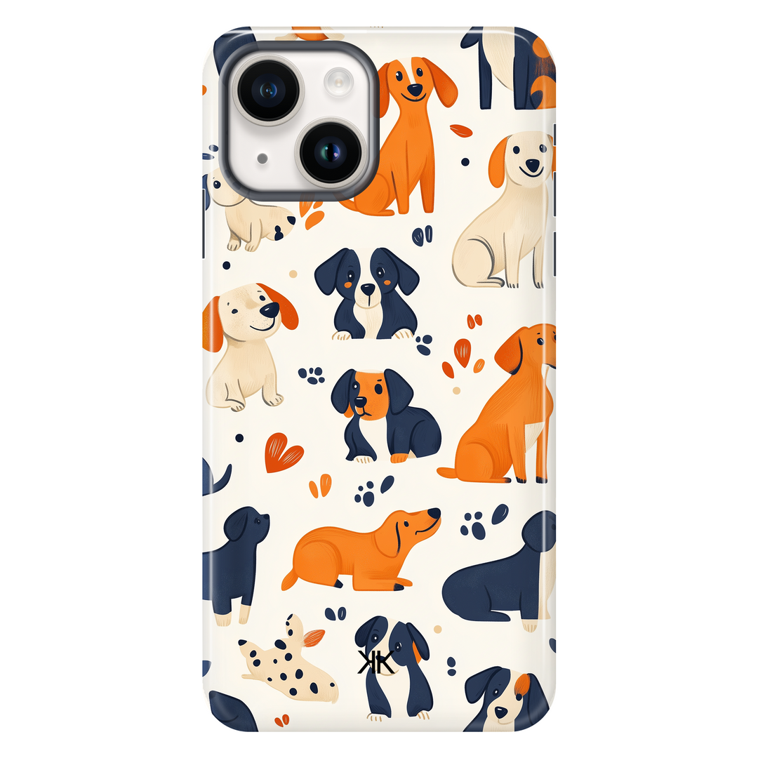 White Dogs Phone Case - Tough Case - iphone-14