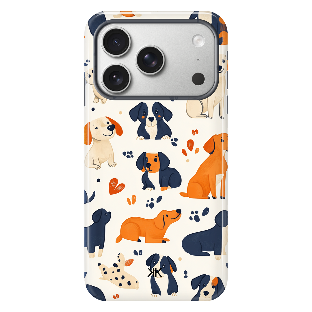 White Dogs Phone Case - Tough Case - iphone-17-pro