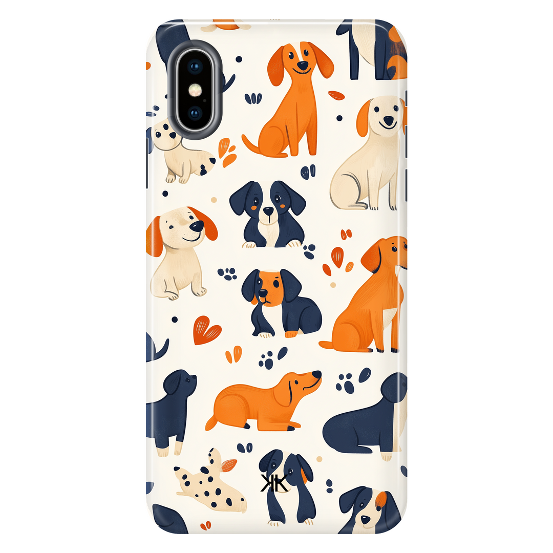 White Dogs Phone Case - Tough Case - iphone-x