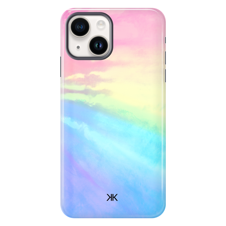Dream Rainbow Tie Dye tough phone case for iPhone 14