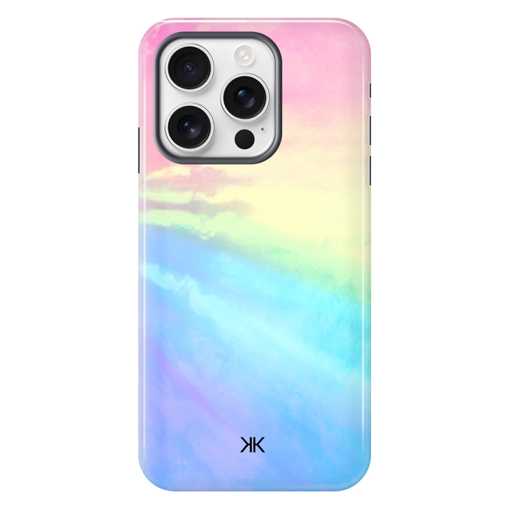 Dream Rainbow Tie Dye tough phone case for iPhone 16 Pro