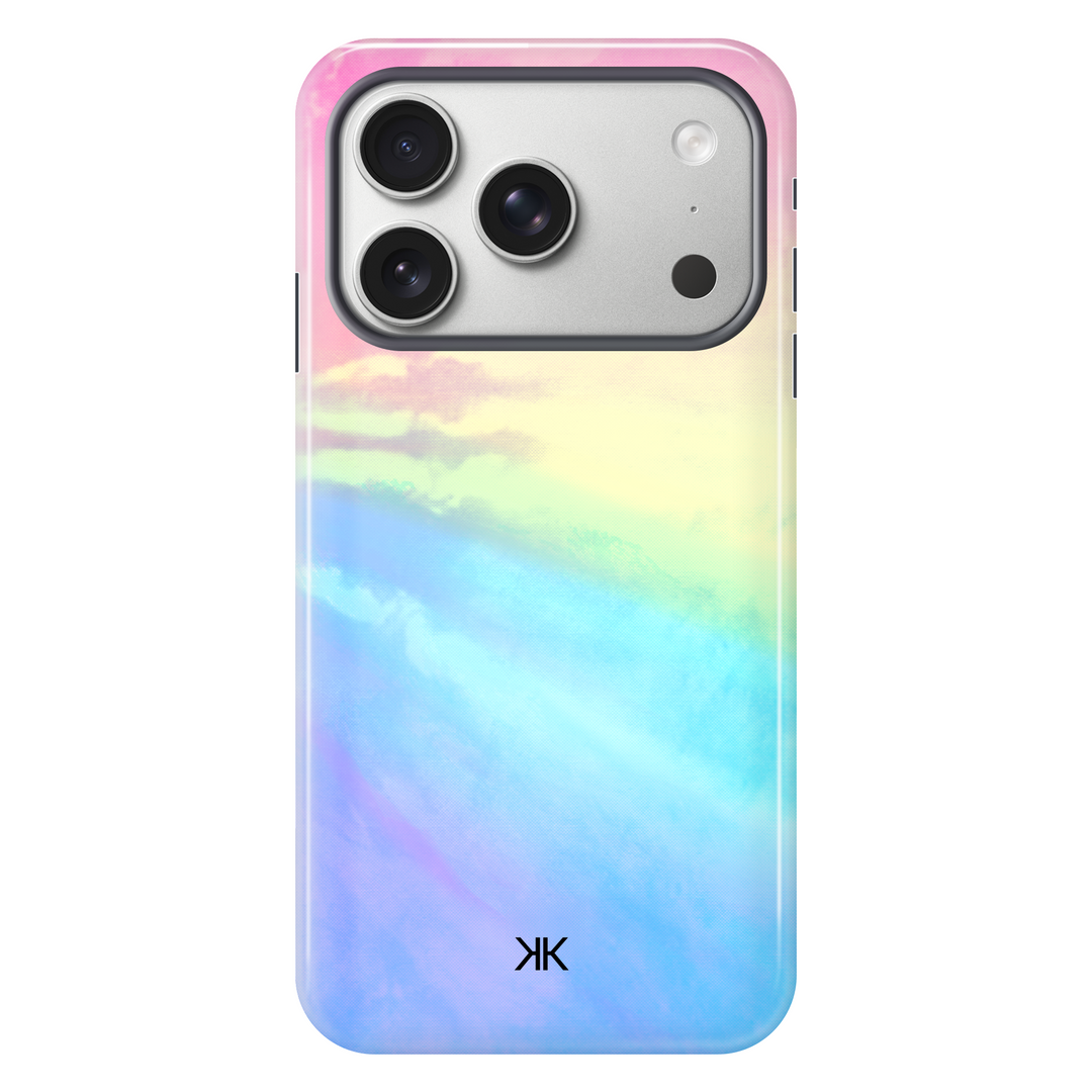 Dream Rainbow Tie Dye tough phone case for iPhone 17 Pro