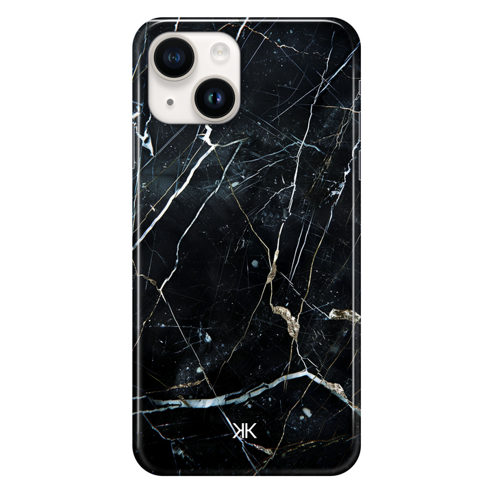 Ebony Marble phone case for iPhone 14