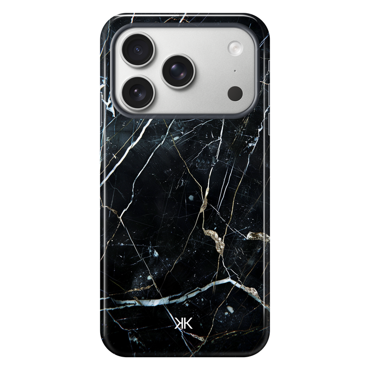 Ebony Marble Phone Case - Tough Case - iphone-17-pro