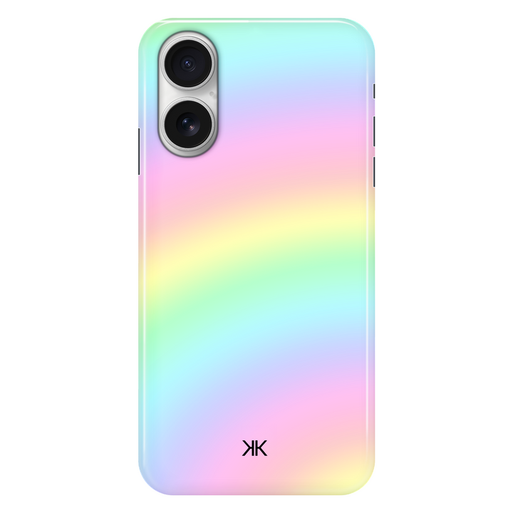 Faded Rainbow Tie Dye phone case for iPhone 16