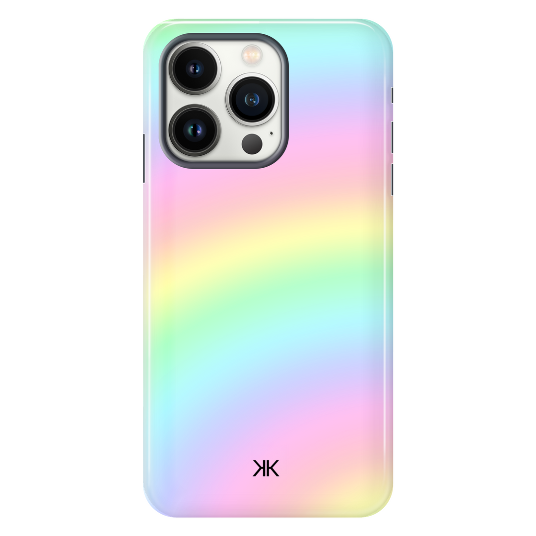 Faded Rainbow Tie Dye tough phone case for iPhone 13 Pro