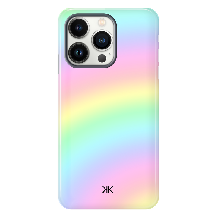 Faded Rainbow Tie Dye tough phone case for iPhone 13 Pro