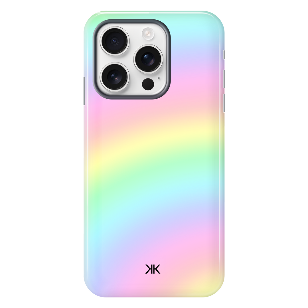 Faded Rainbow Tie Dye tough phone case for iPhone 16 Pro