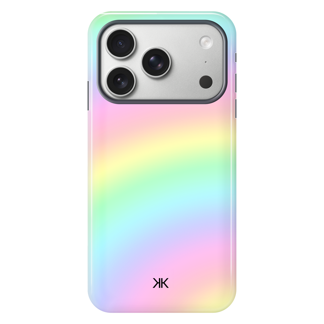 Faded Rainbow Tie Dye tough phone case for iPhone 17 Pro