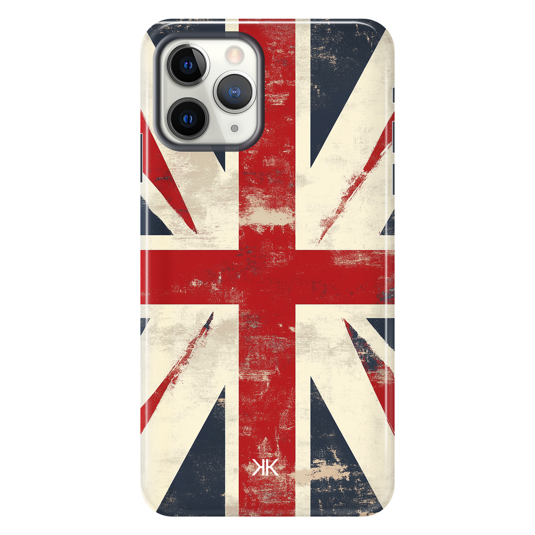 Faded Union Jack Phone Case - Tough Case - iphone-11-pro