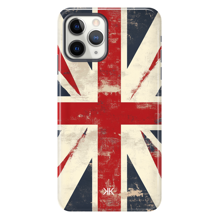 Faded Union Jack Phone Case - Tough Case - iphone-11-pro