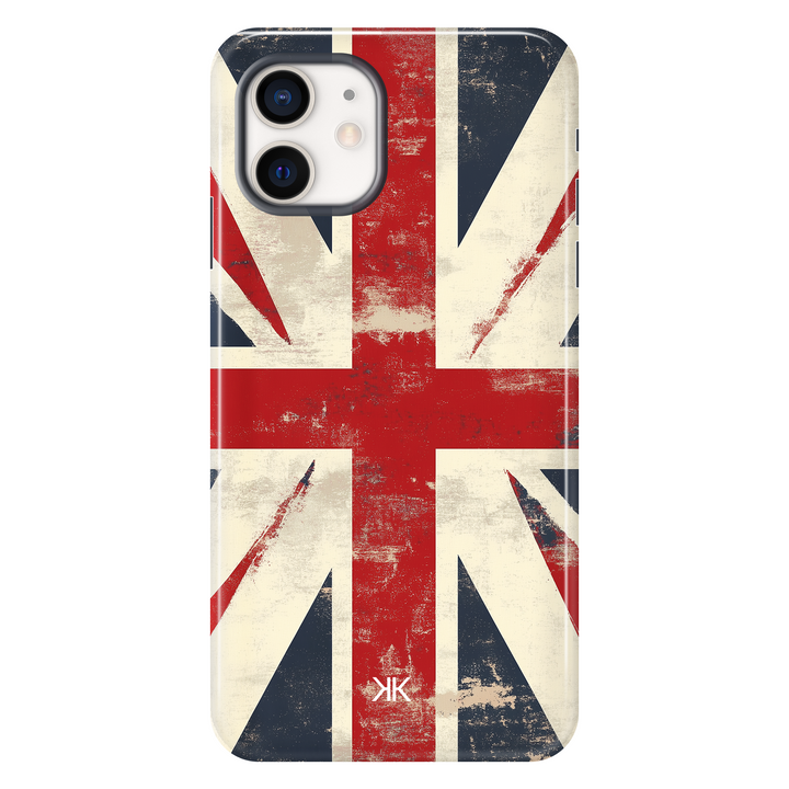 Faded Union Jack Phone Case - Tough Case - iphone-12